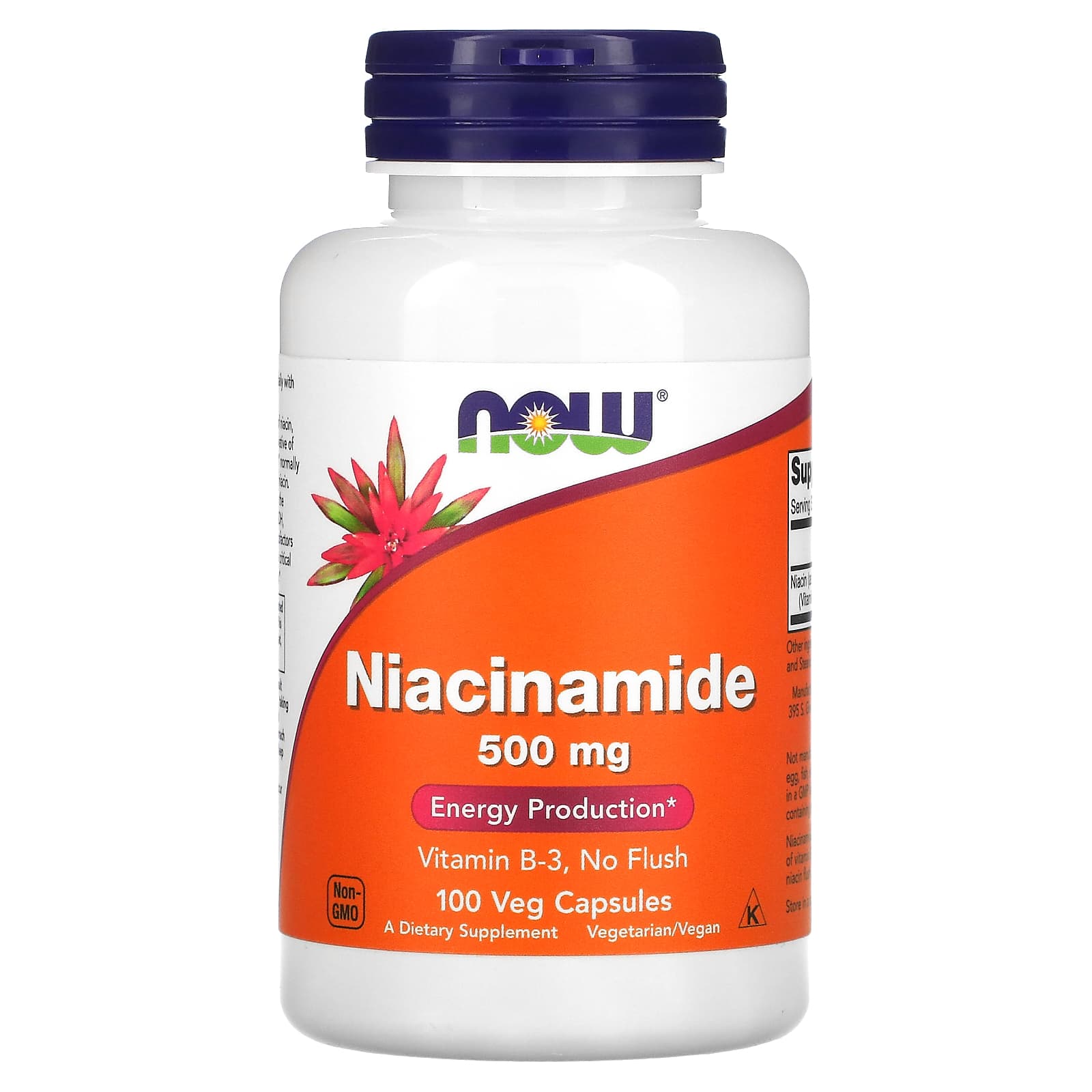 Niacinamida - 500mg, 100 caps, Now Foods