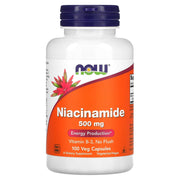 Niacinamida - 500mg, 100 caps, Now Foods