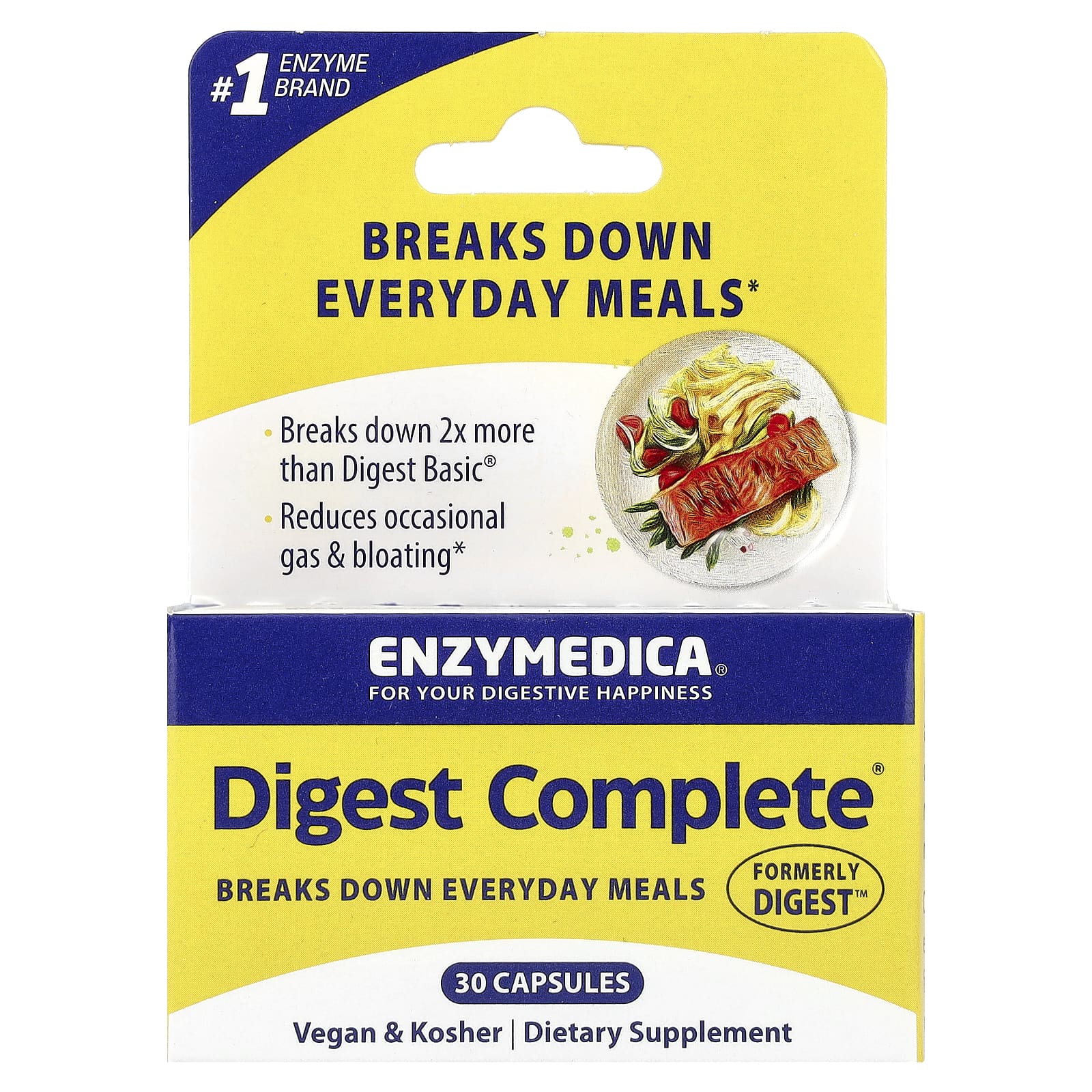 Digest - 30 cápsulas - Enzymedica