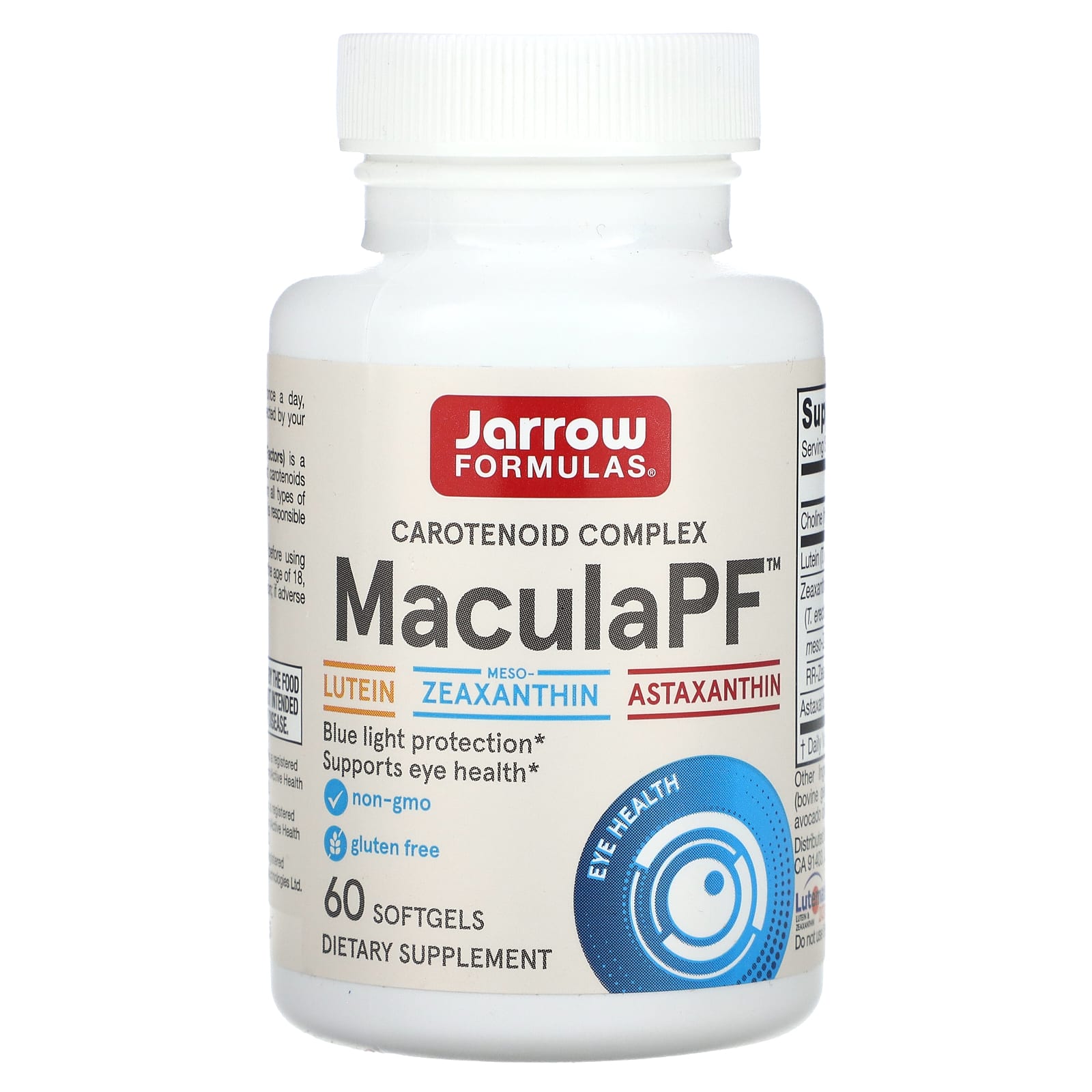 Macula PF - 60 cápsulas gelatinosas, Jarrow Formulas