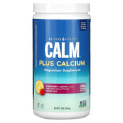 Natural Calm Plus Cálcio, Framboesa e Limão - 454 gramas - Natural Vitality