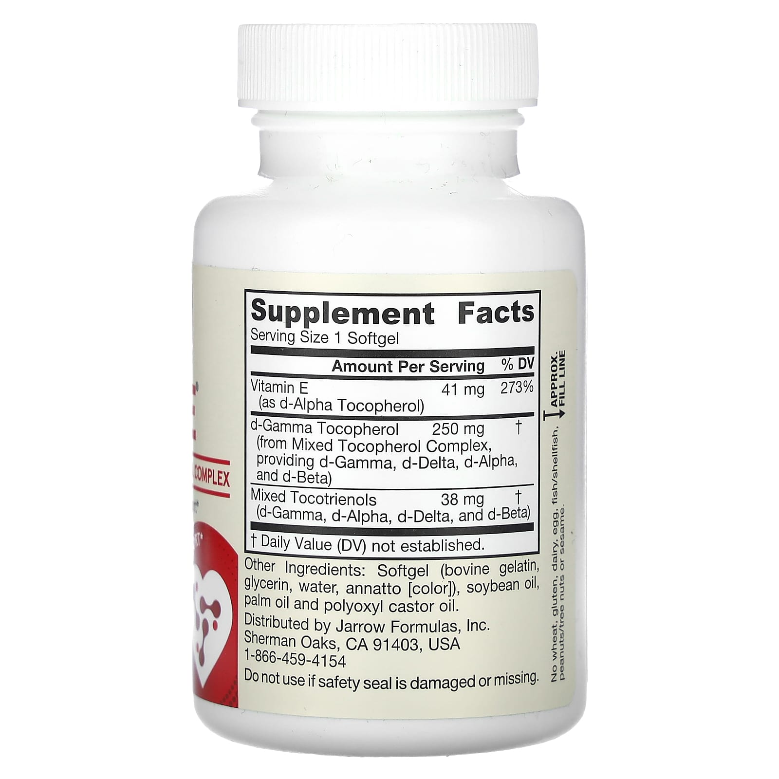 FamilE - 60 cápsulas gelatinosas, Jarrow Formulas