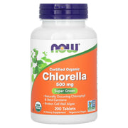 Chlorella - 500mg, 200 comprimidos, Now Foods