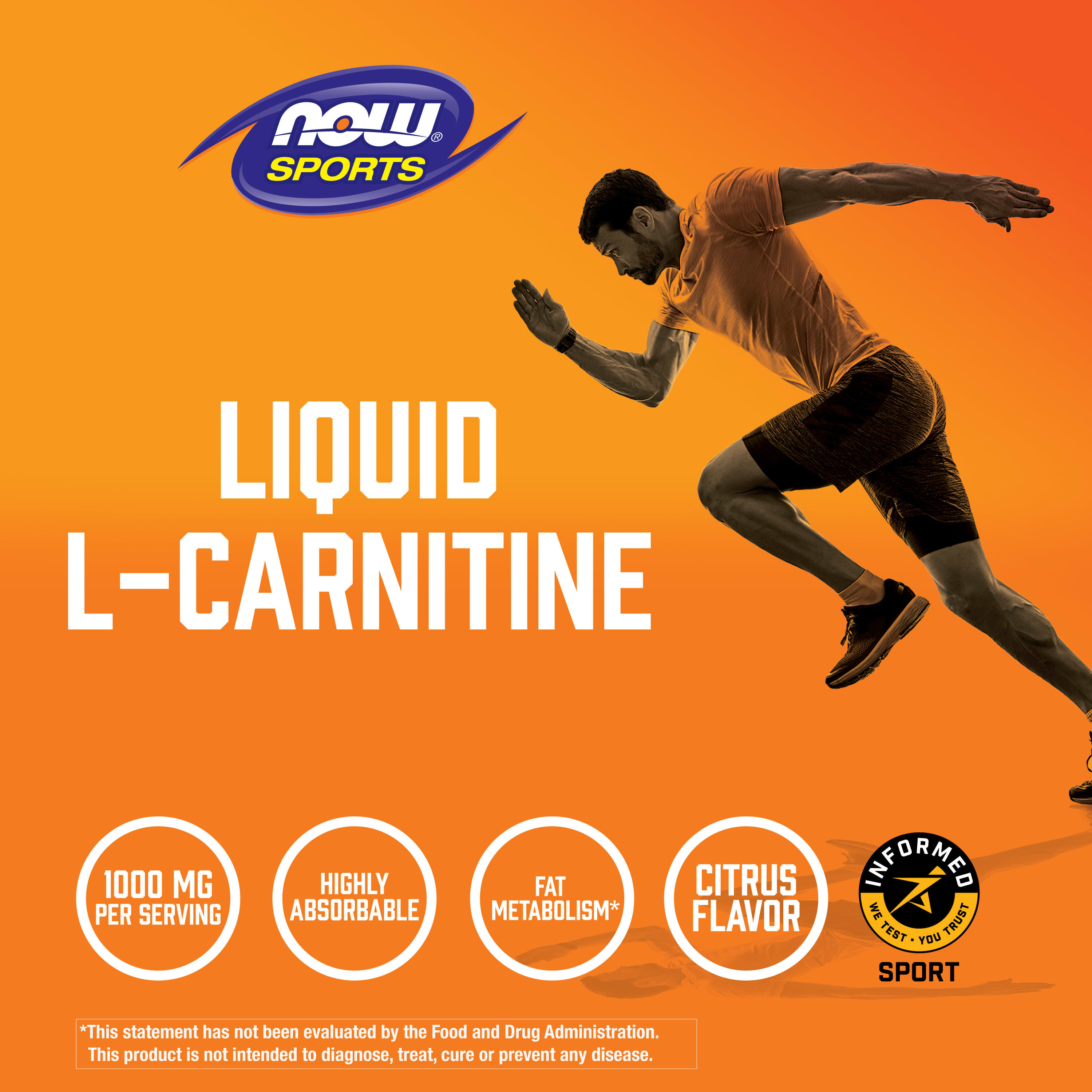 L-Carnitina Líquida, 473 ml., Now Foods