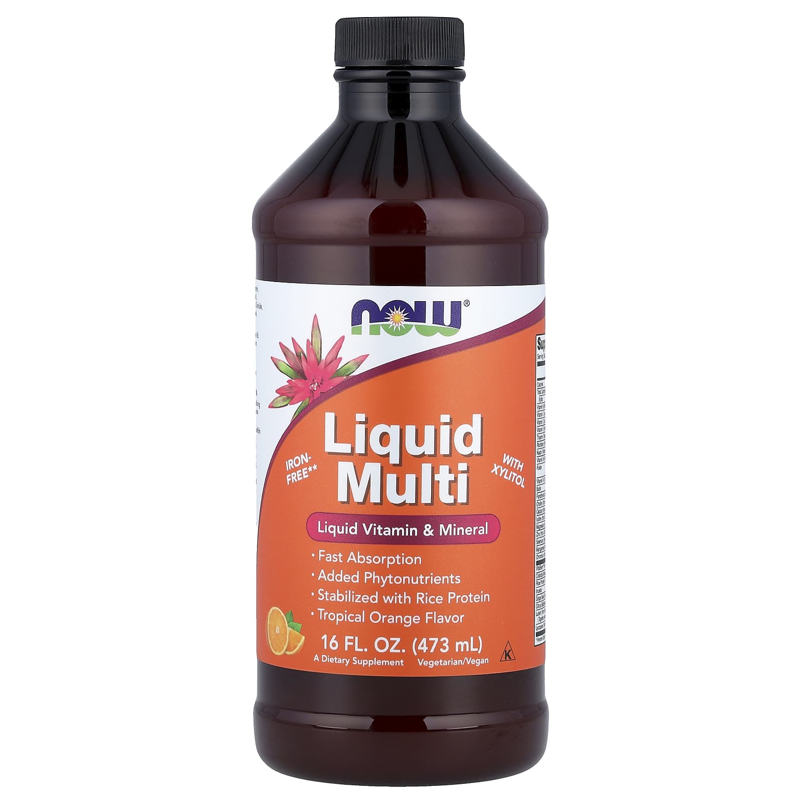 Multi-Vitaminico Líquido, 473 ml., Now Foods