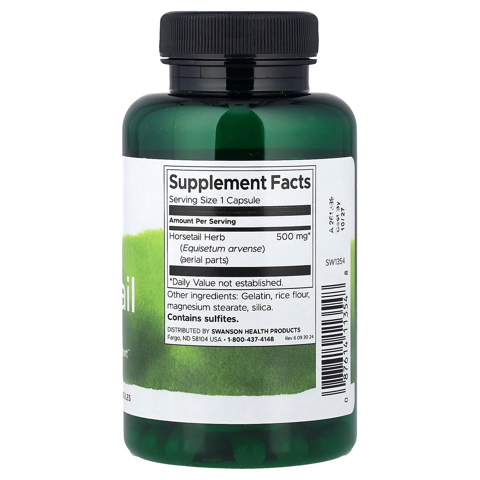 Cavalinha, 500mg, 90 caps, Swanson