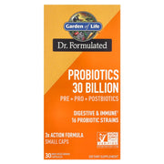 Probióticos Formulados pelo Dr. 30 Bilhões - 30 mini cápsulas vegetais, Garden of Life