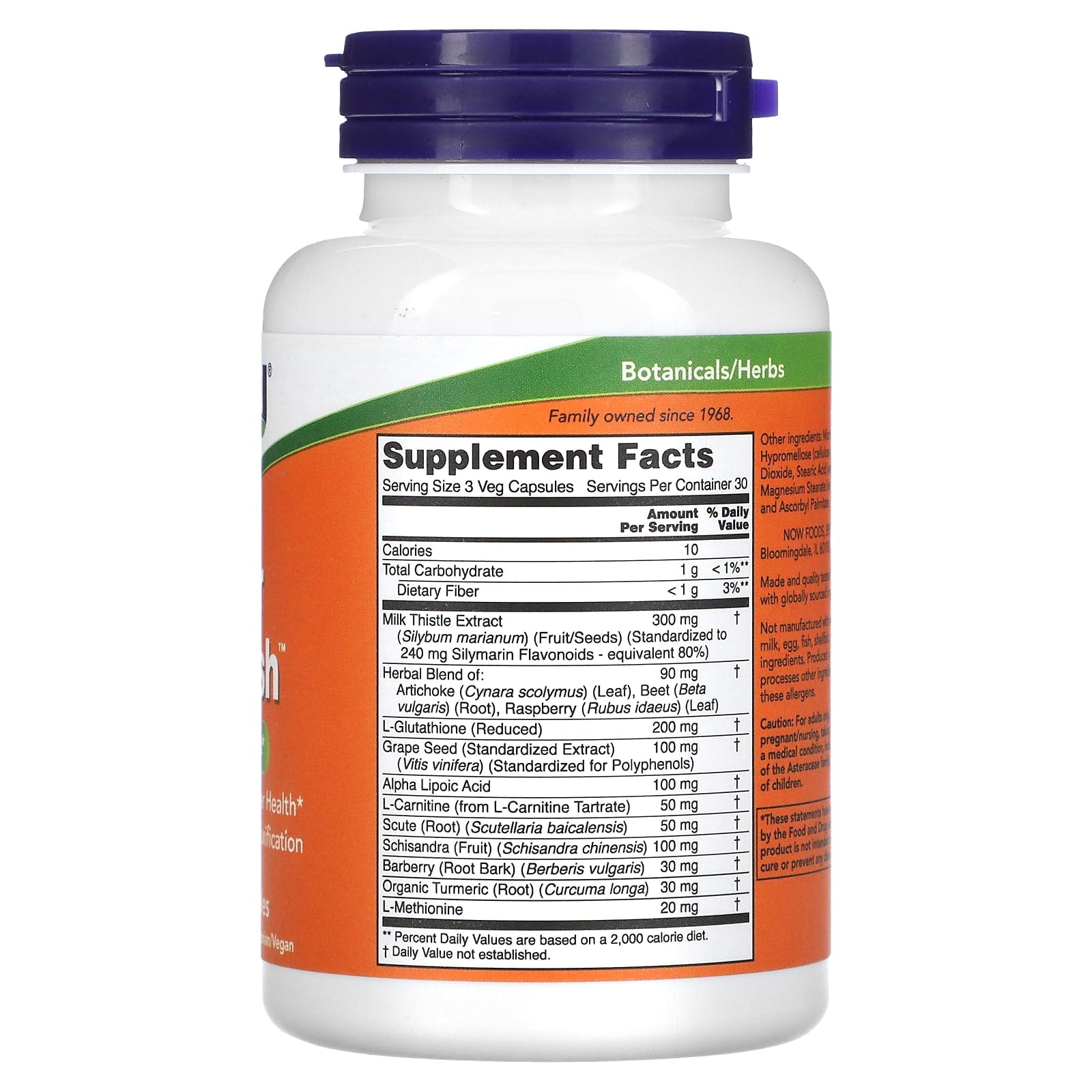 Refrescante para o fígado, 90 vcaps, Now Foods