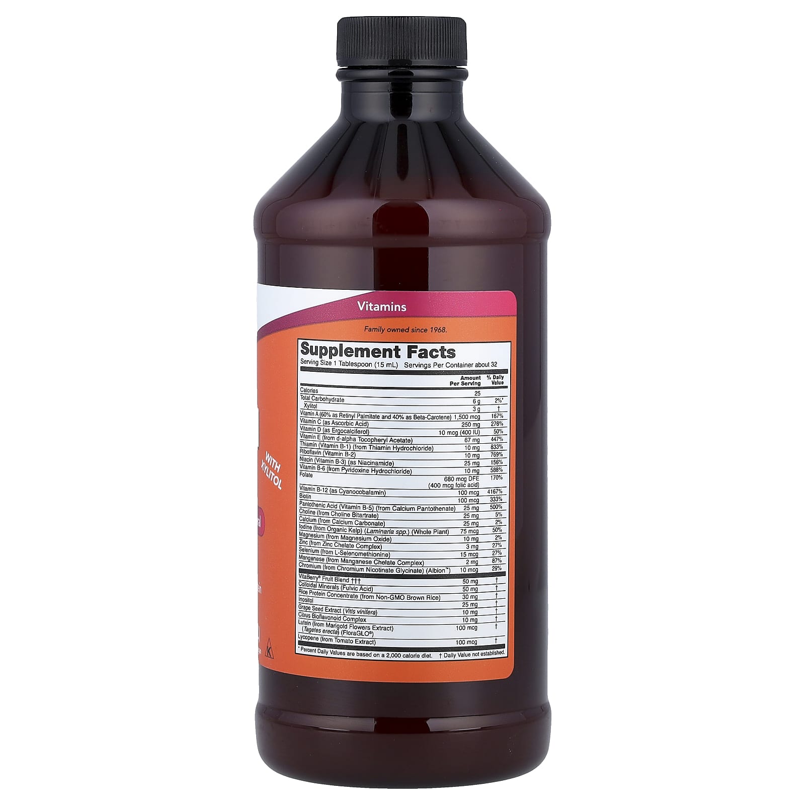Multi-Vitaminico Líquido, 473 ml., Now Foods