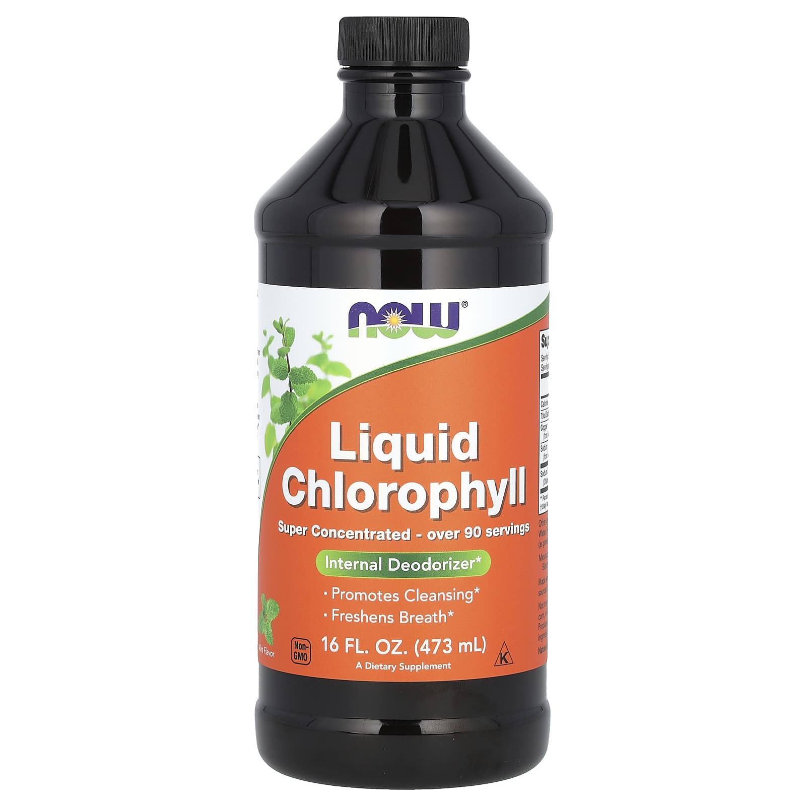 Clorofila Líquida, 473 ml., Now Foods