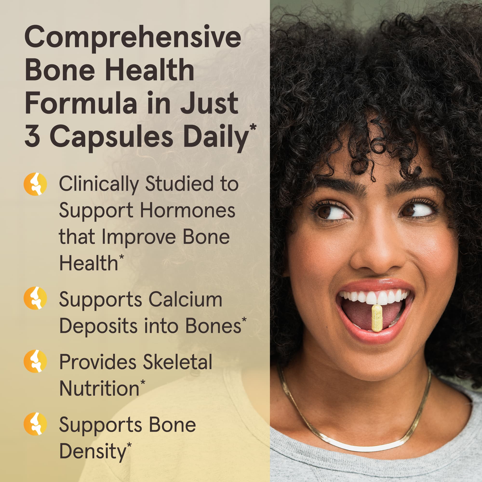 BoneUp Three Per Day - 180 cápsulas, Jarrow Formulas