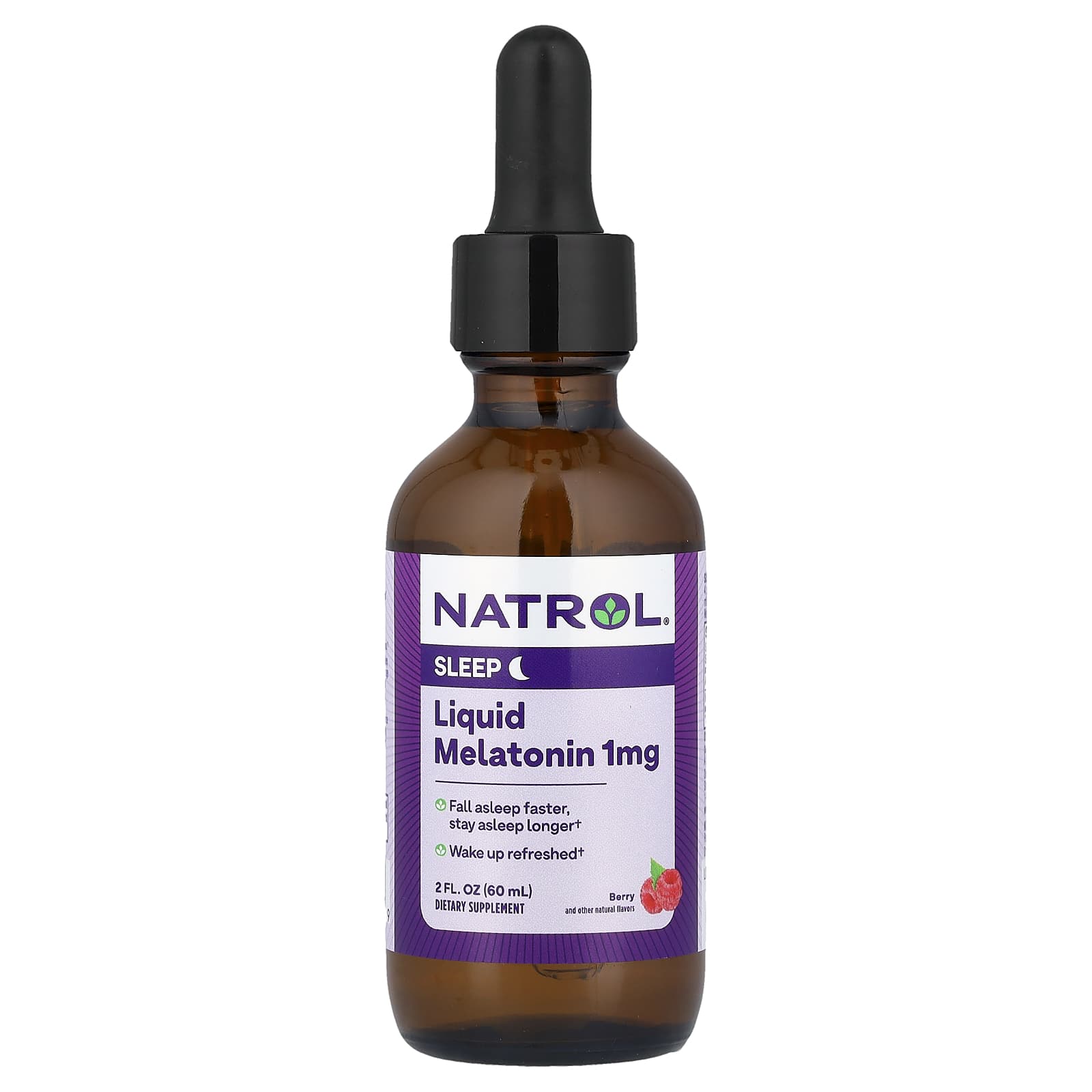 Melatonina líquida, frutas vermelhas - 60 ml. - Natrol
