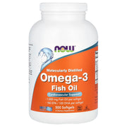 Óleo de peixe ômega-3 - destilado molecularmente, 500 softgels, Now Foods