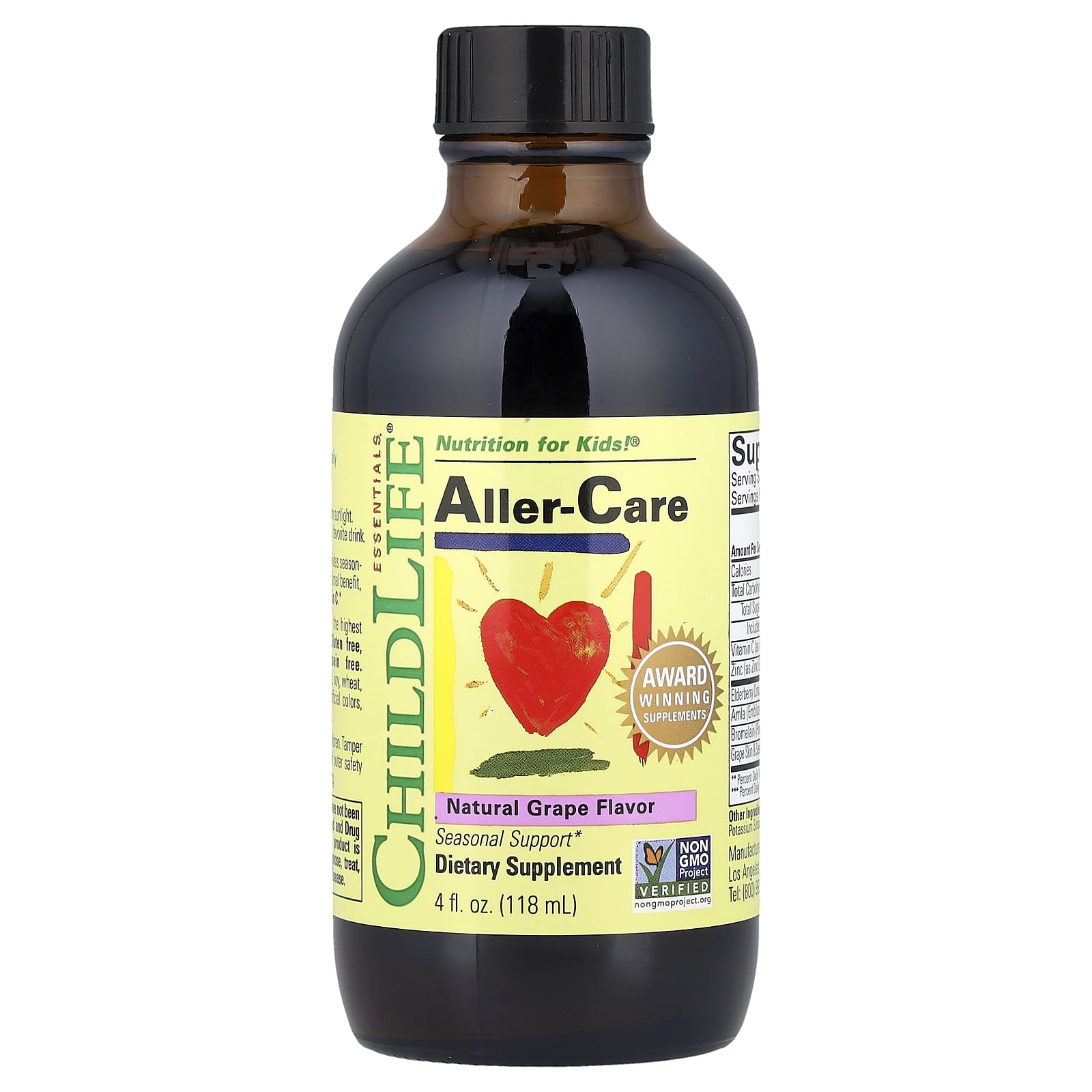 Aller-Care, Uva Natural - 118 ml. - Child Life