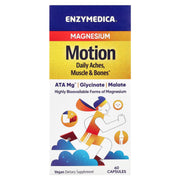 Magnésio Motion - 60 cápsulas - Enzymedica