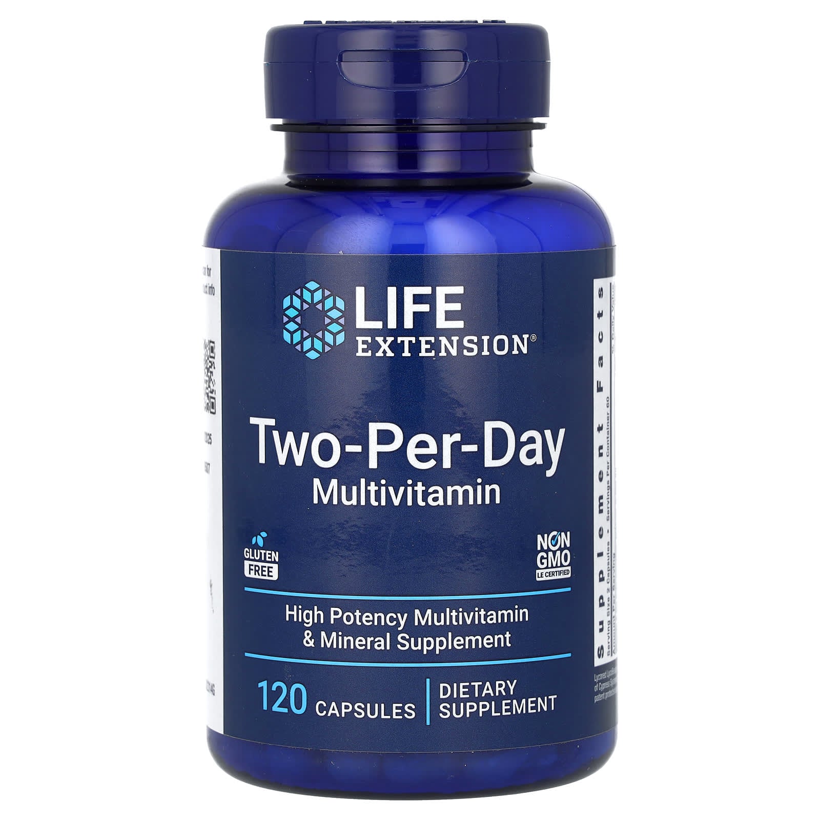 Multivitamínico Two-Per-Day, 60 Cápsulas, Life Extension