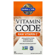 Vitamin Code Vitamina C Crua - 60 cápsulas veganas, Garden of Life