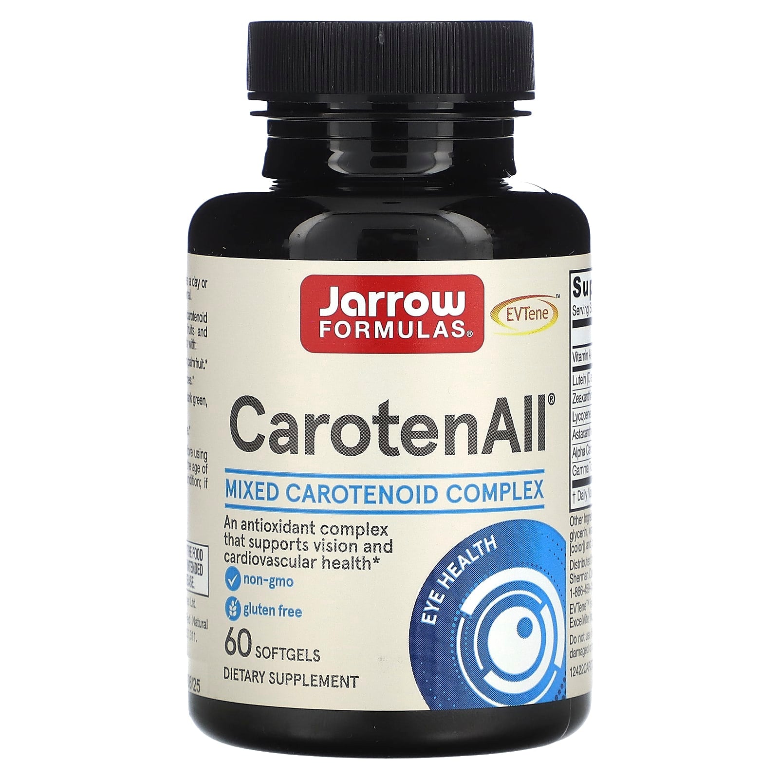 CarotenALL - 60 cápsulas gelatinosas, Jarrow Formulas