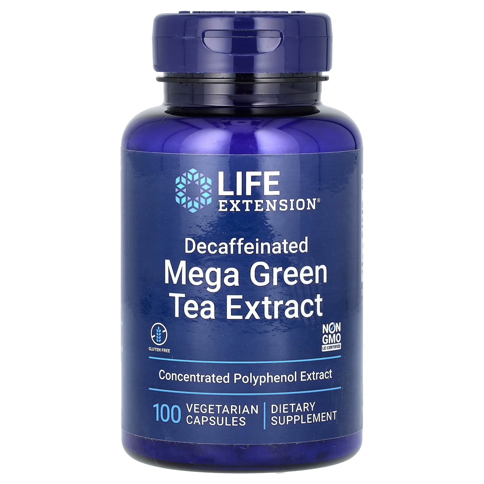 Extrato de Chá Verde 725 mg, 100 Cápsulas, Life Extension