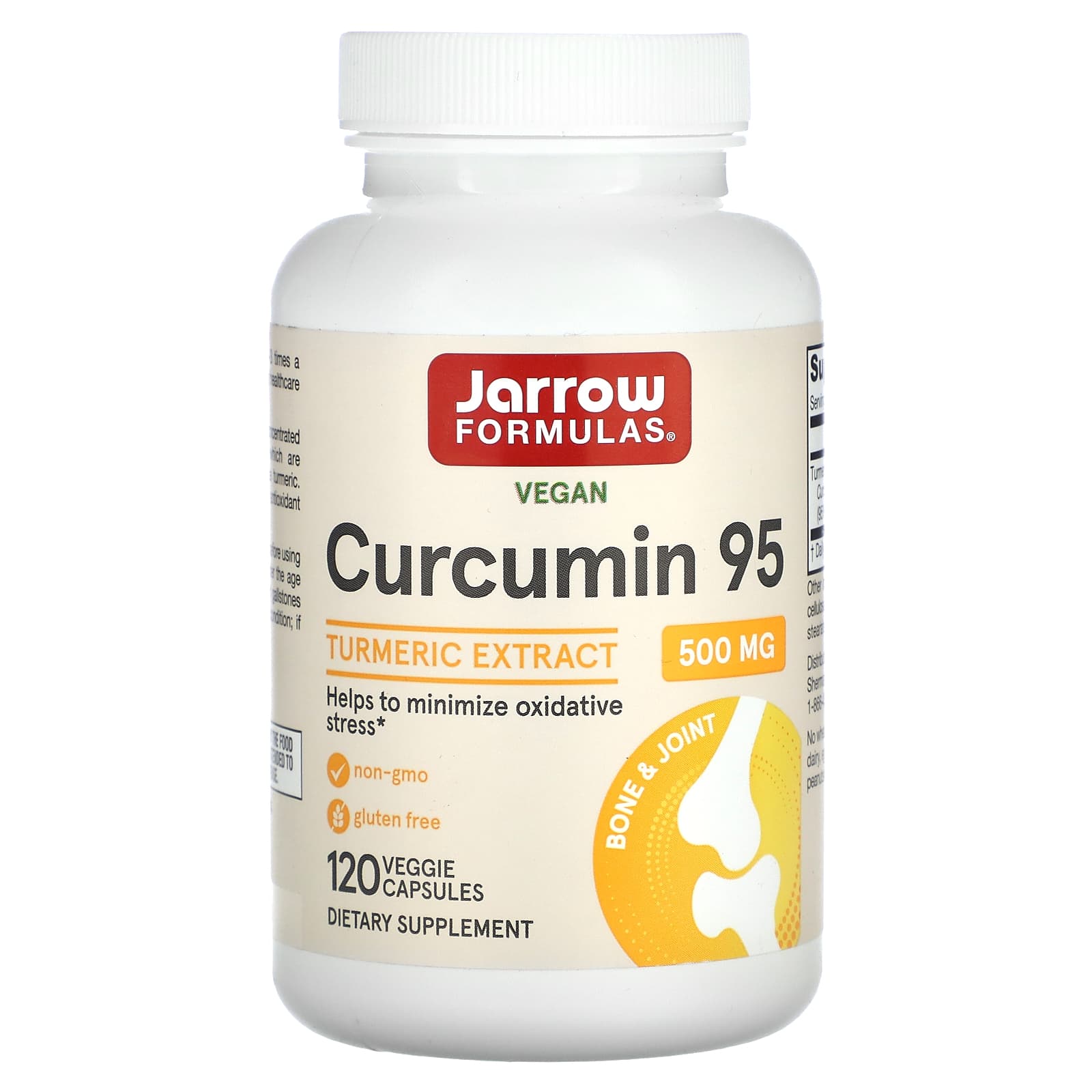 Curcumina 95, 120 Cápsulas, Jarrow Formulas