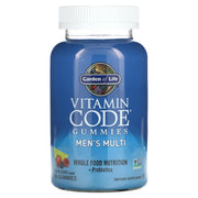 Vitamin Code Men's Multi Gummies, Limão e Frutas Vermelhas - 90 gomas, Garden of Life