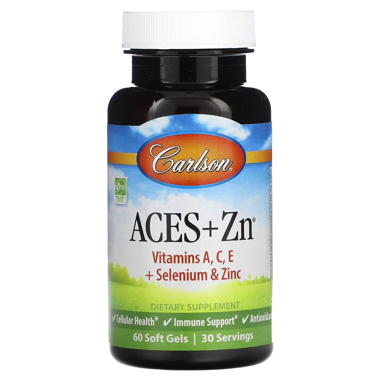 ACES + Zn - 60 cápsulas gelatinosas - Carlson Labs