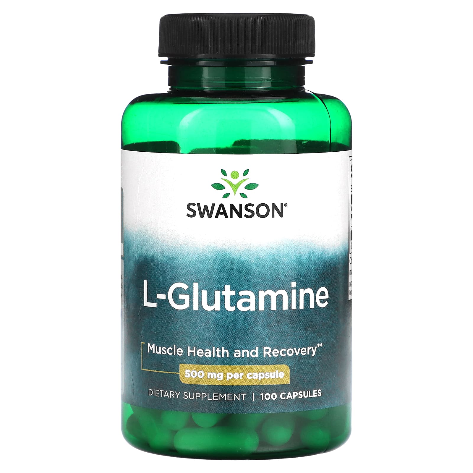 L - Glutamina, 500mg