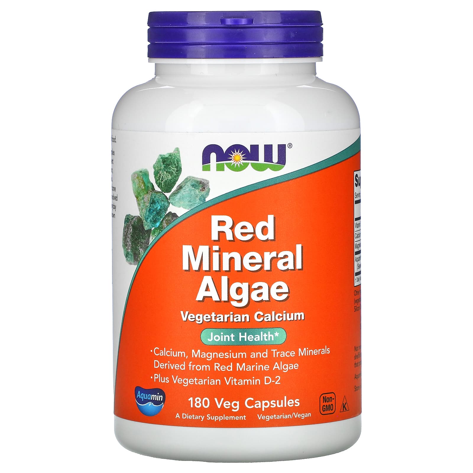 Algas Minerais Vermelhas, 180 vcaps, Now Foods