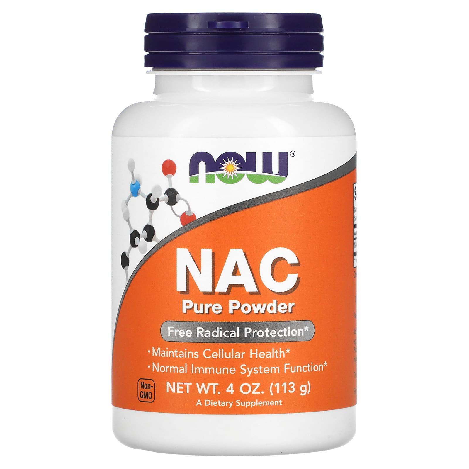NAC - Pó Puro, 113 gramas, Now Foods
