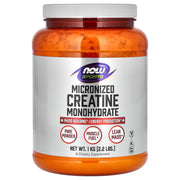 Monohidrato de Creatina Micronizada, 1000 gramas, Now Foods