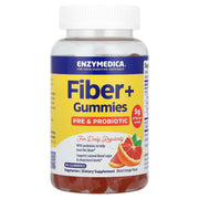 Fiber+ Gomas, Laranja Sanguínea - 90 gomas - Enzymedica