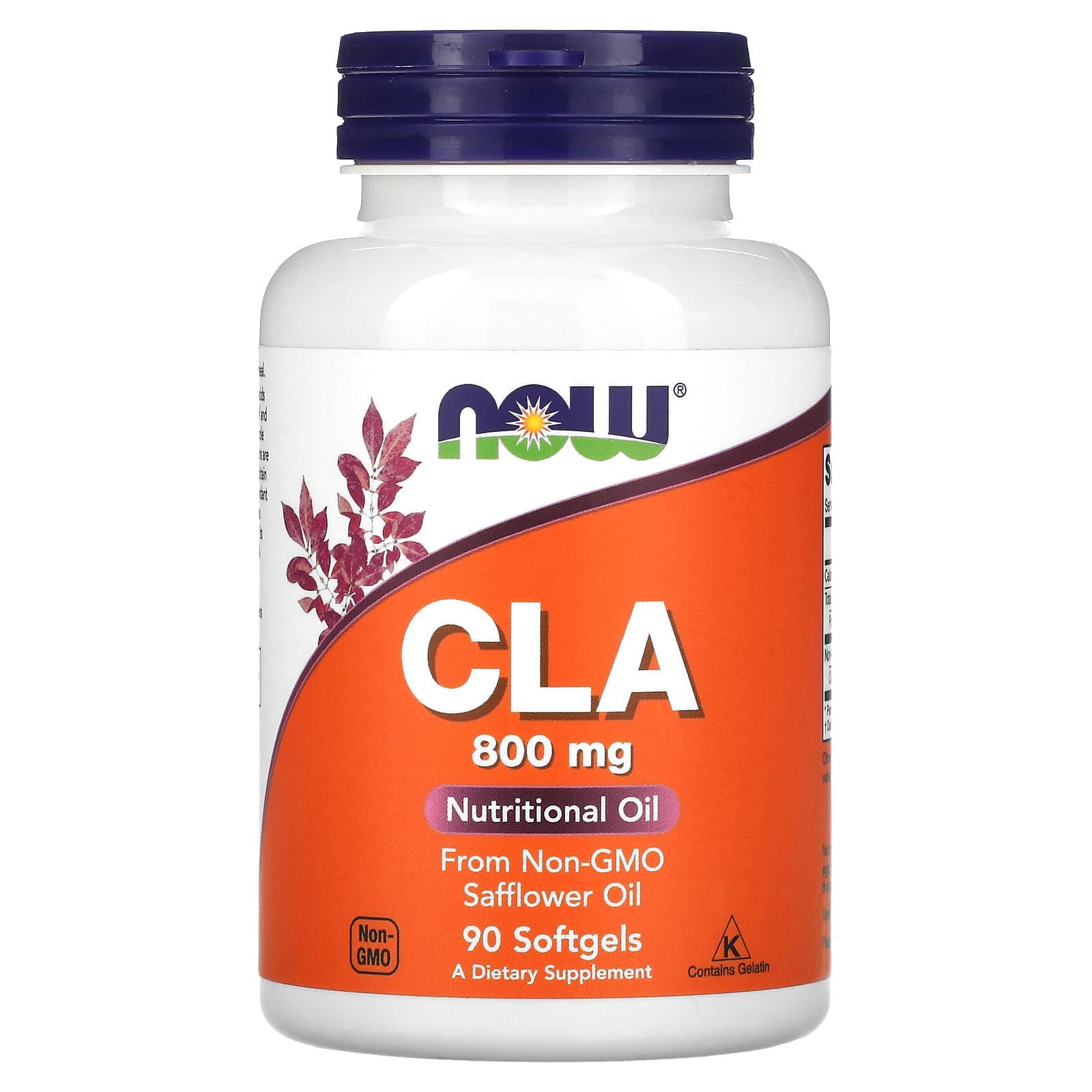 CLA - 800mg, 90 softgels, Now Foods