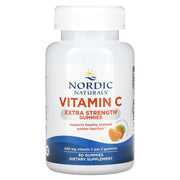 Vitamina C Extra Forte em Gomas, Tangerina - 60 gomas, Nordic Naturals