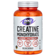 Monohidrato de creatina, 240 vcaps, Now Foods