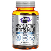 Multifuncional esportivo ativo masculino, 90 softgels, Now Foods