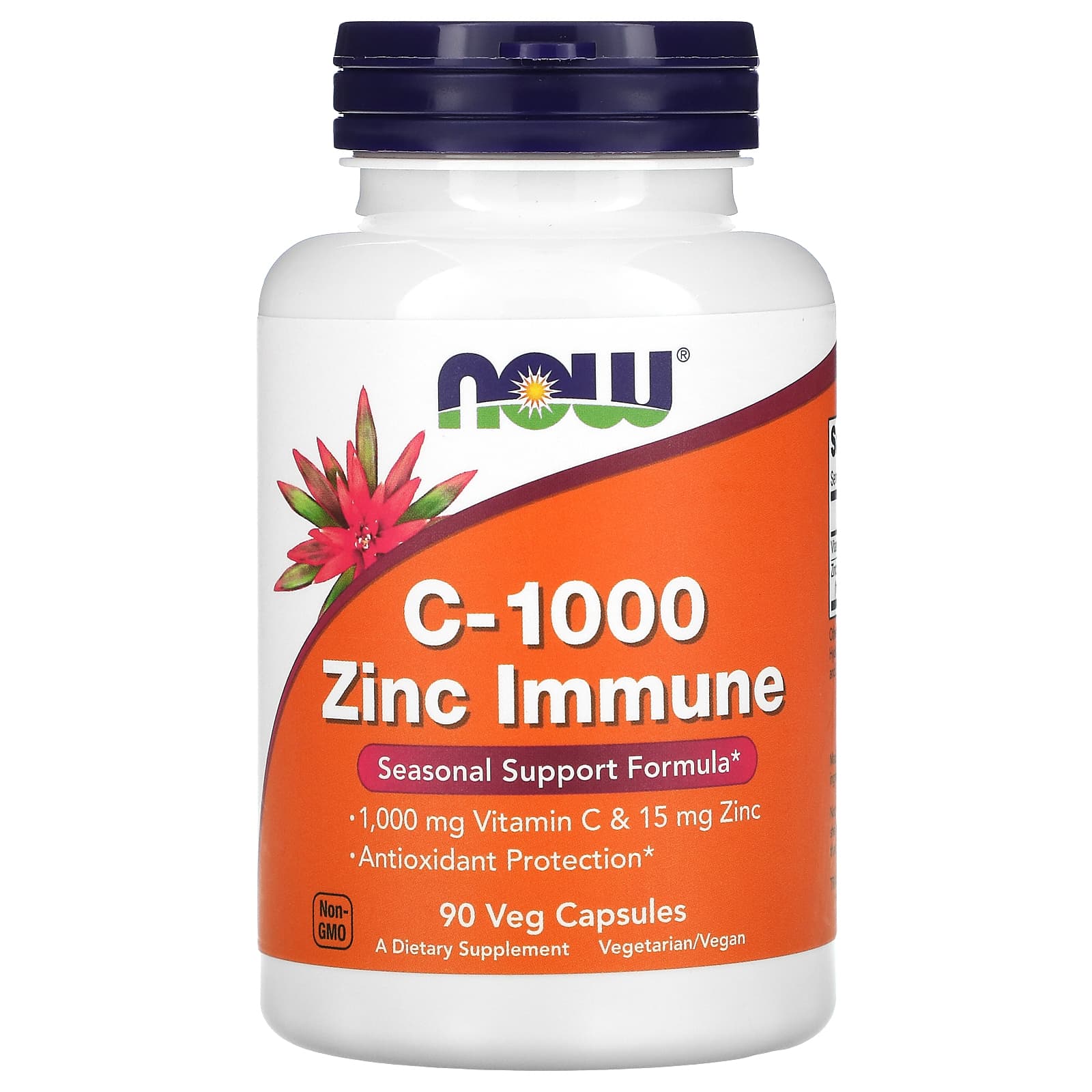 C-1000 Zinco Imunológico, 90 vcaps, Now Foods