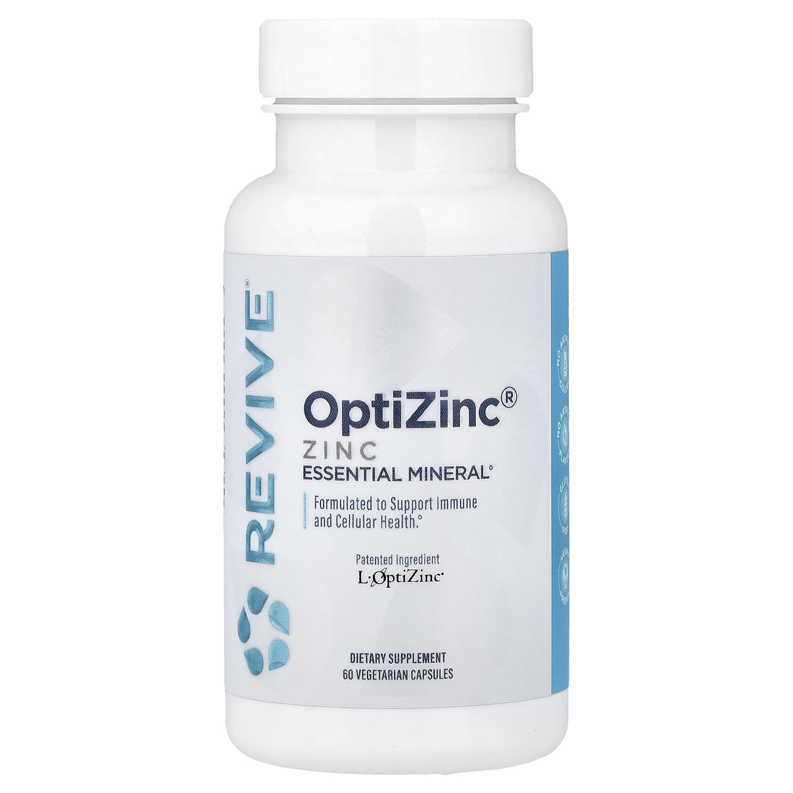 Zinco - 60 cápsulas vegetais - Revive