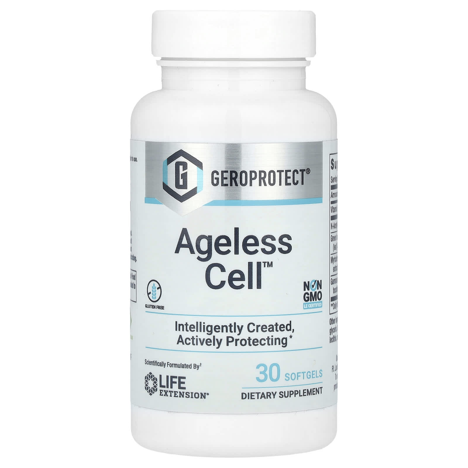 Geroprotect Ageless Cell, 30 Cápsulas Gelatinosas, Life Extension