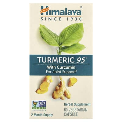 Cúrcuma 95 com Curcumina - 60 cápsulas - Himalaya