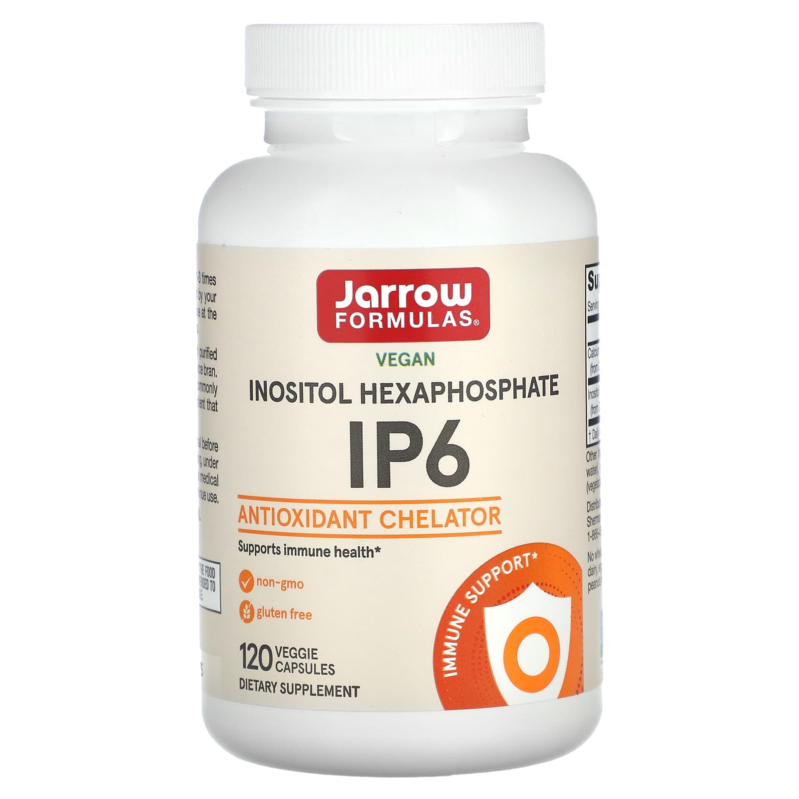 IP6 (Hexafosfato de Inositol) - 120 cápsulas vegetais, Jarrow Formulas