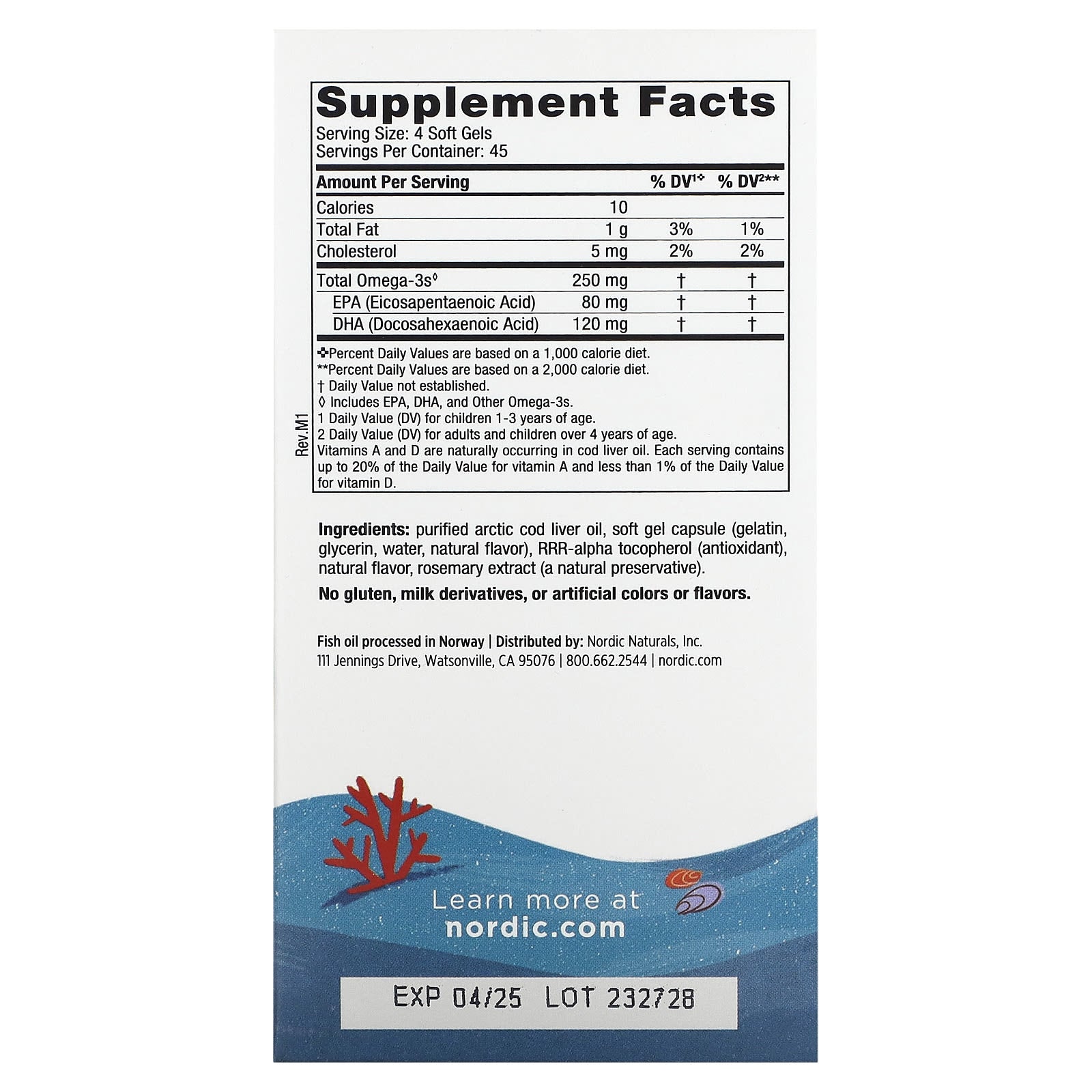 DHA Infantil, Morango 250 mg, 180 Mini Cápsulas Gelatinosas, Nordic Naturals