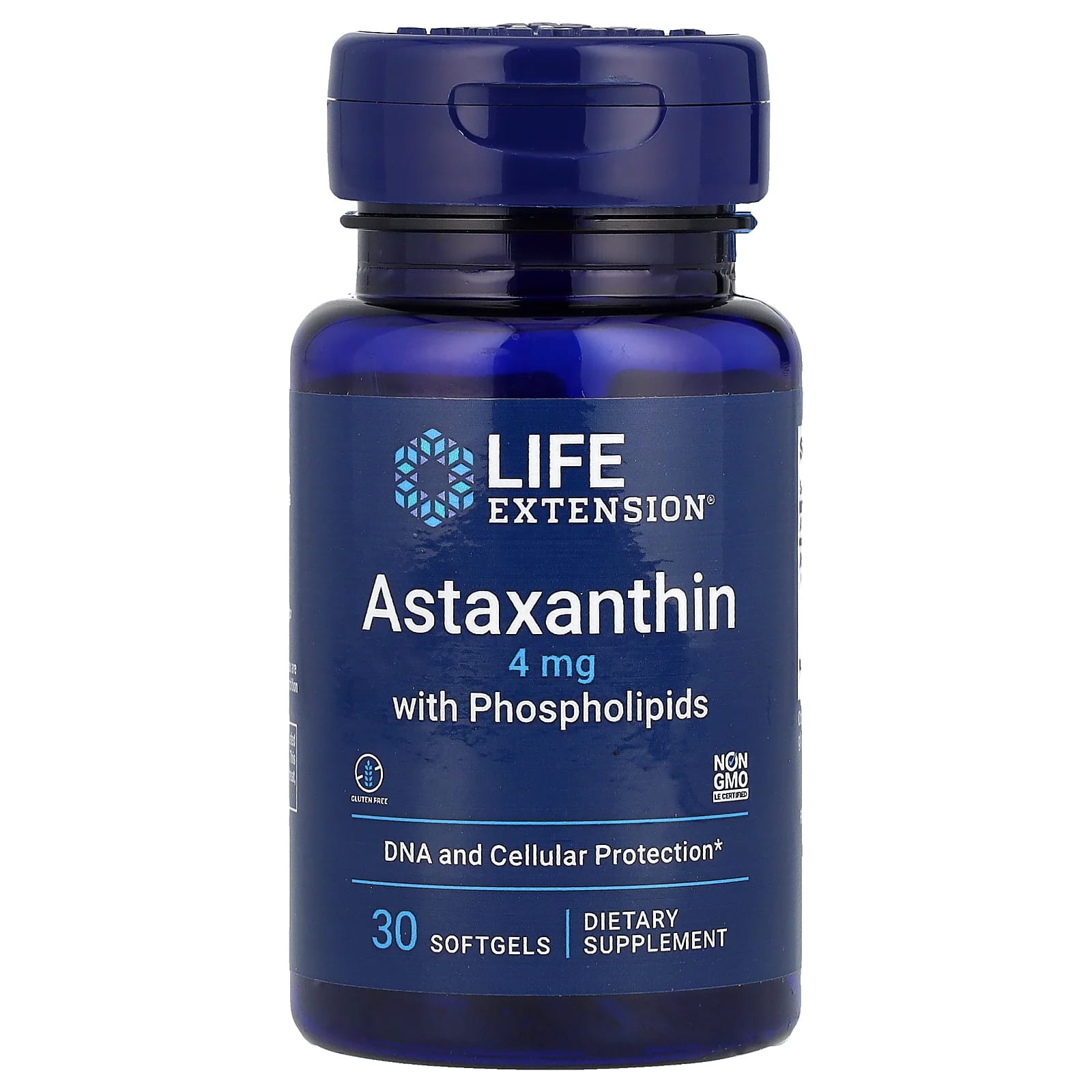 Astaxantina com Fosfolipídios, 30 Cápsulas, Life Extension