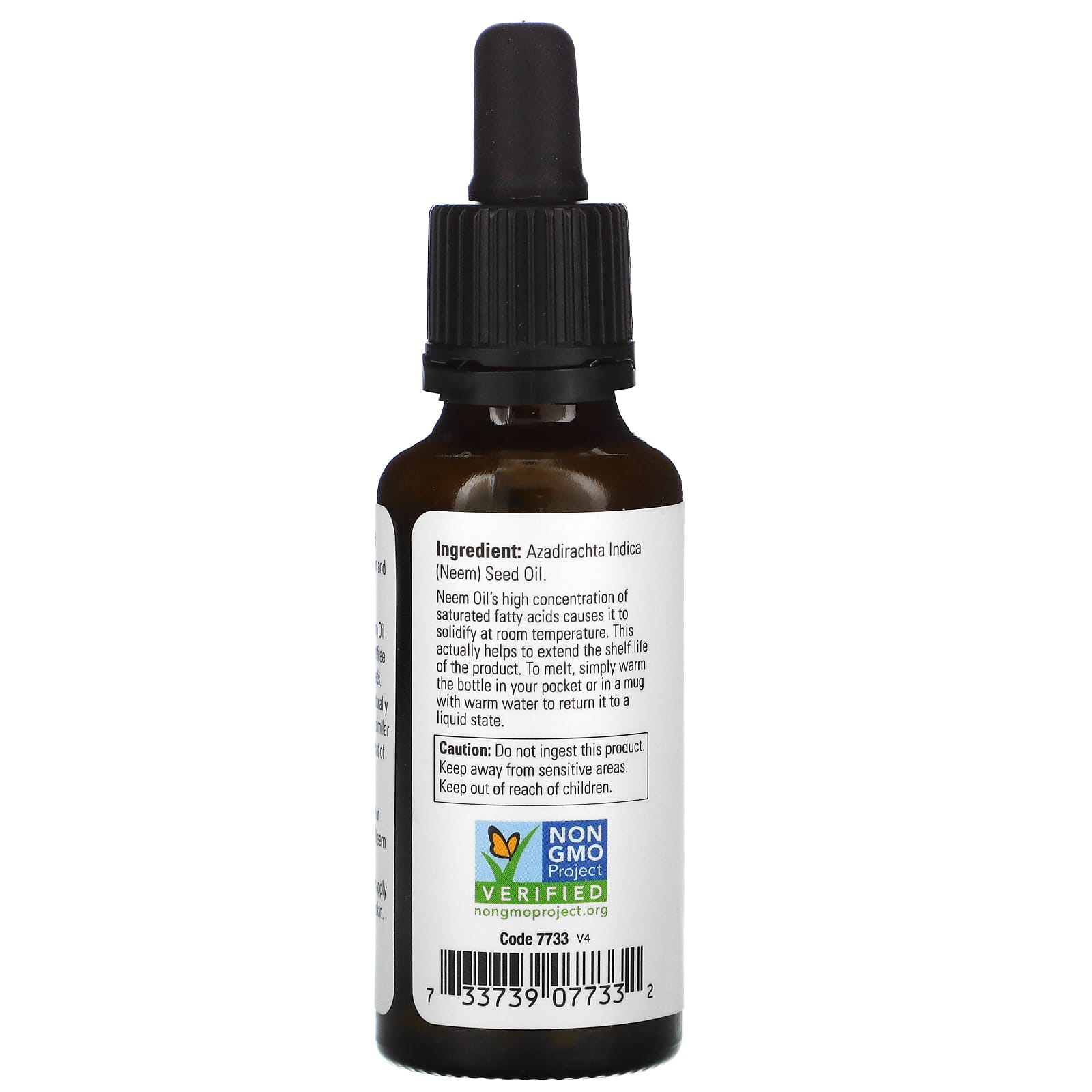Óleo de Neem, 100% Puro, 30 ml., Now Foods