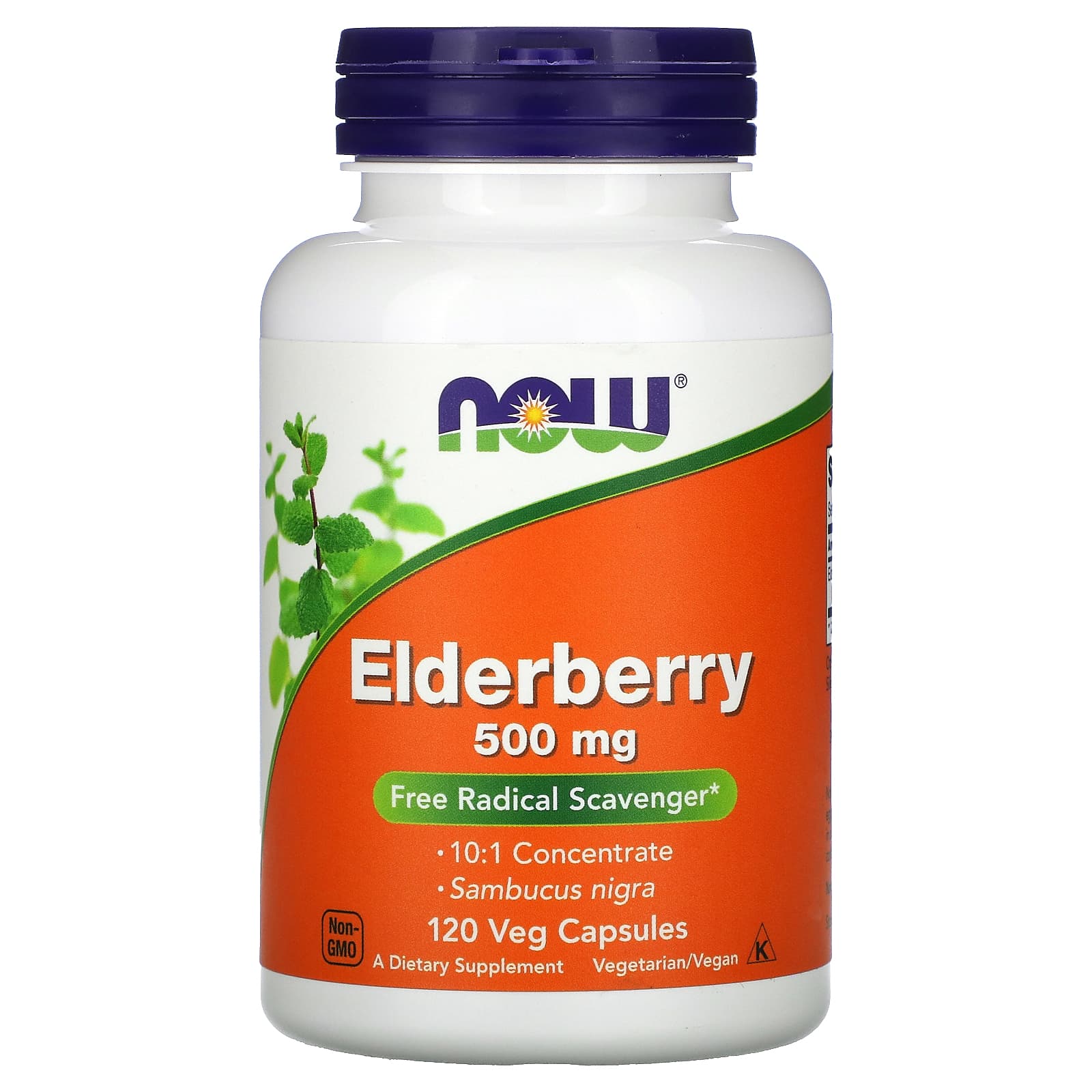 Sabugueiro - 500mg, 120 vcaps, Now Foods