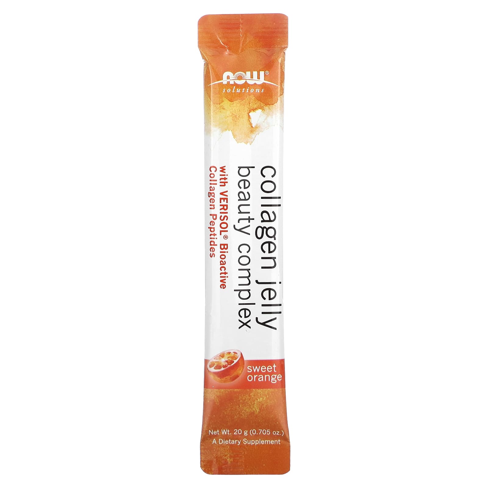 Complexo de beleza em geleia de colágeno, 10 jelly sticks, Now Foods