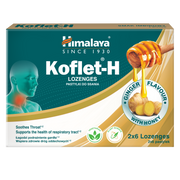 Koflet-H, Gengibre - 12 pastilhas - Himalaya
