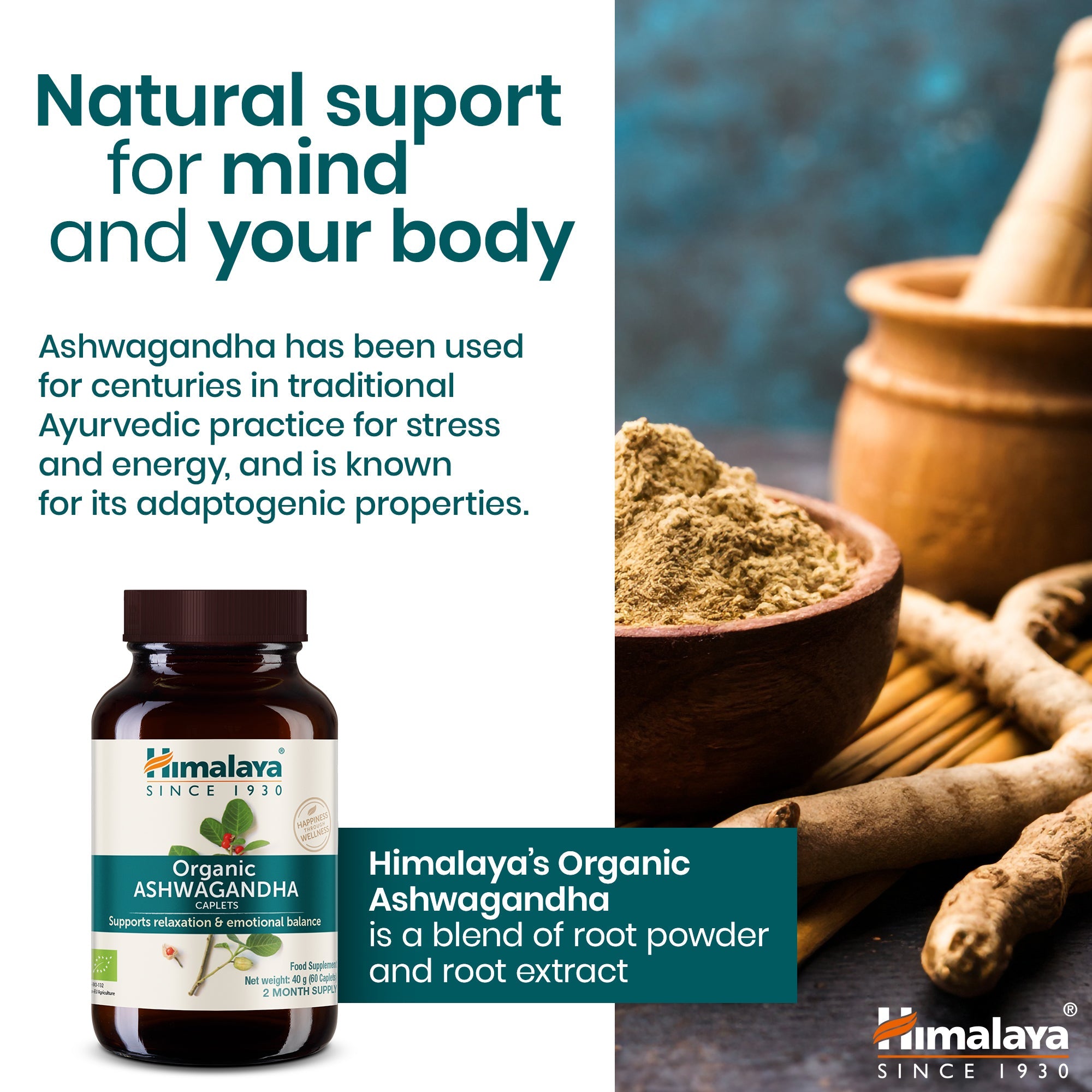 Ashwagandha - 60 comprimidos - Himalaya