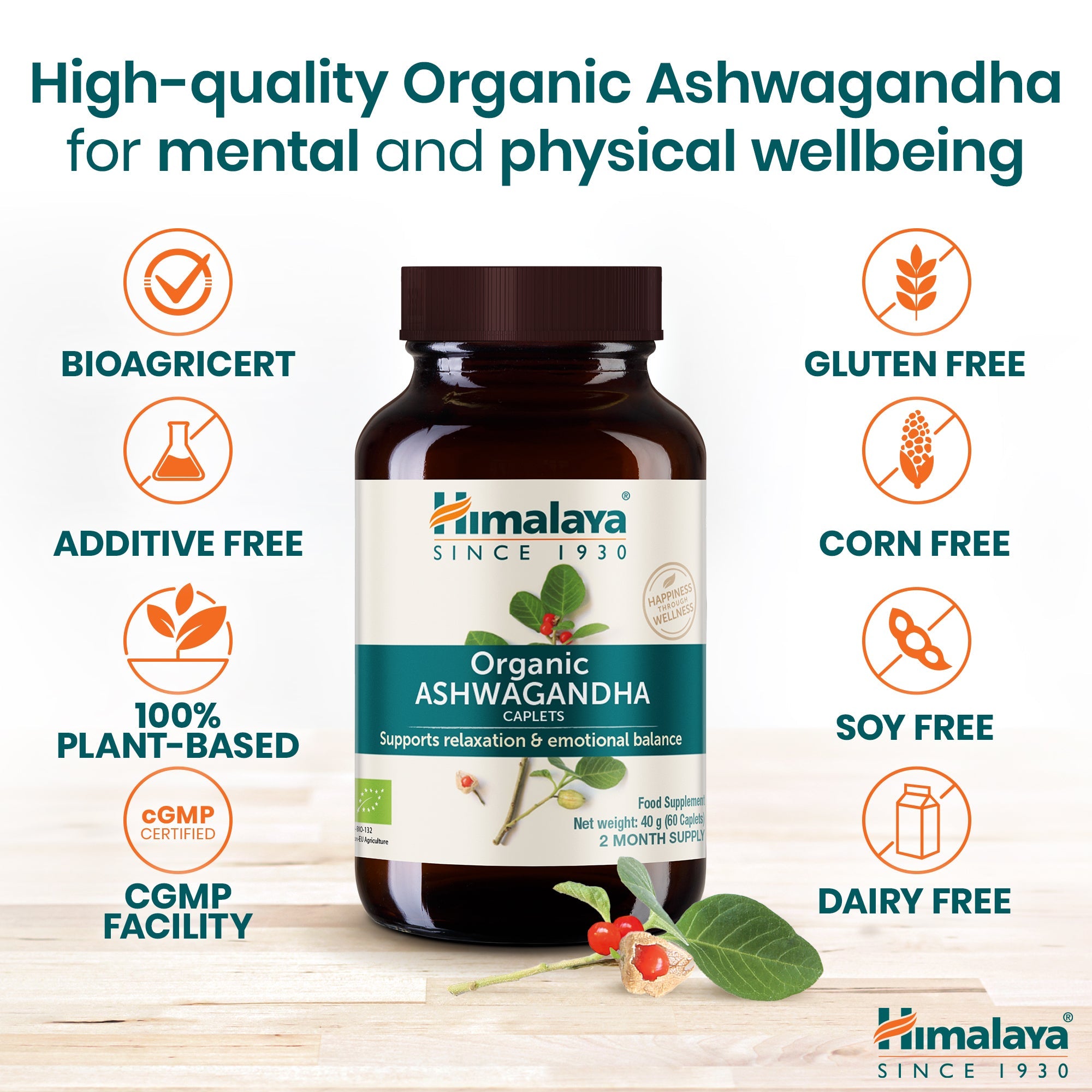 Ashwagandha - 60 comprimidos - Himalaya