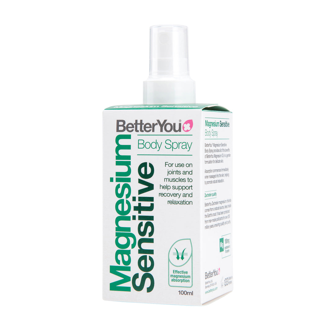 Spray de óleo de magnésio para pele sensível - 100 ml., BetterYou