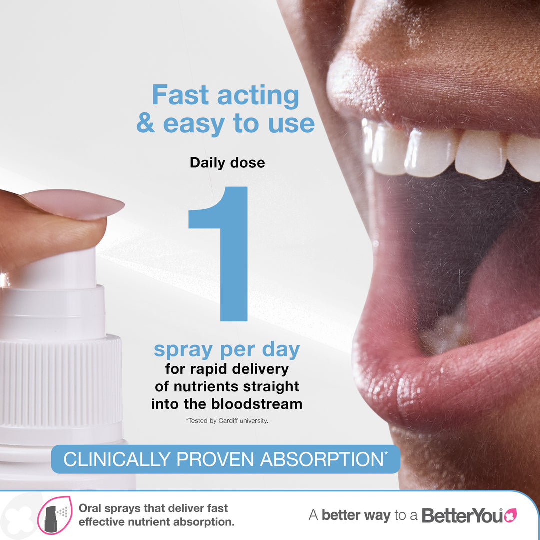 Spray oral diário de vitamina D D1000 - 15 ml., BetterYou